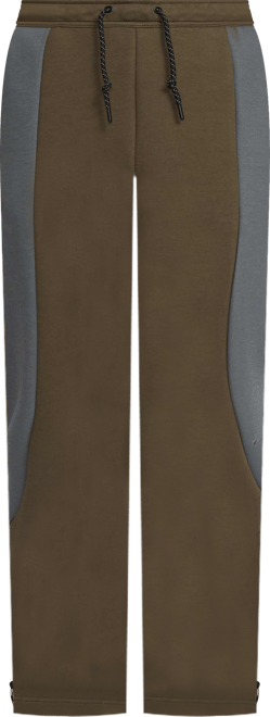 ナイキ テック メンズ カラーブロック オープンヘム フリース パンツ