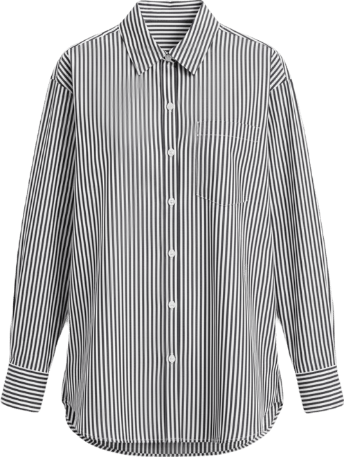 Women's Cotton Poplin Oversized Button Down Shirt , Macy's Exclusive