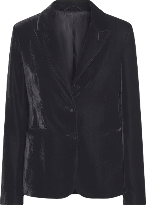 Women's Velvet Blazer Jacket
