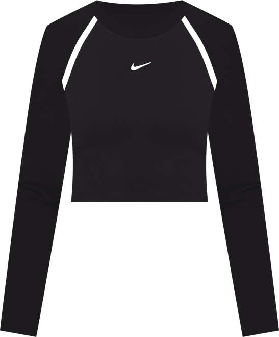 Nike Sportswear Top cropped de manga larga ajustado para mujer