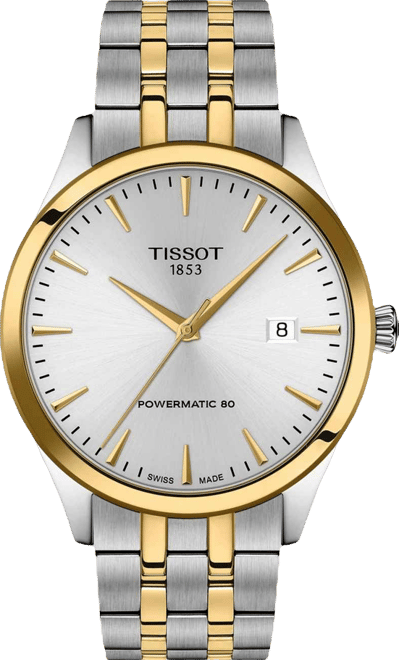 Men's gray stainless steel Bracelet Watch, 40mm