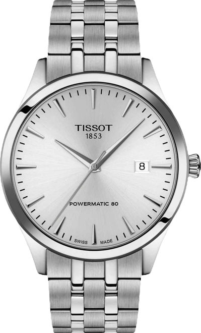 Men's gray stainless steel Bracelet Watch, 40mm