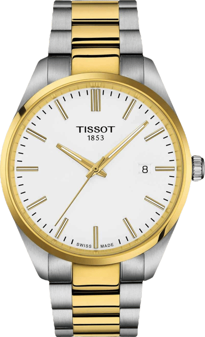 Men's gray stainless steel Bracelet Watch, 40mm