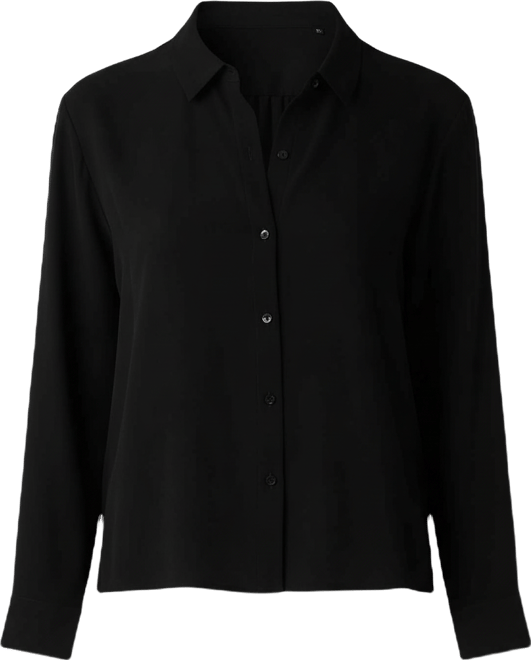 Petite Classic Collar Long-Sleeve Shirt