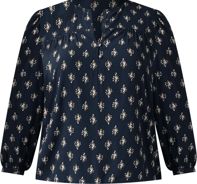 Plus Size Halsey Long-Sleeve Top