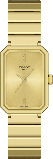 Women's Gold Stainless Steel Bracelet Watch, 21.80mm