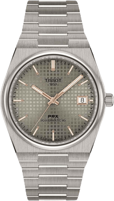 Unisex Gray Titanium Bracelet Watch, 38mm