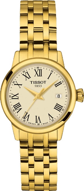 Women's Gold Stainless Steel Bracelet Watch, 28mm