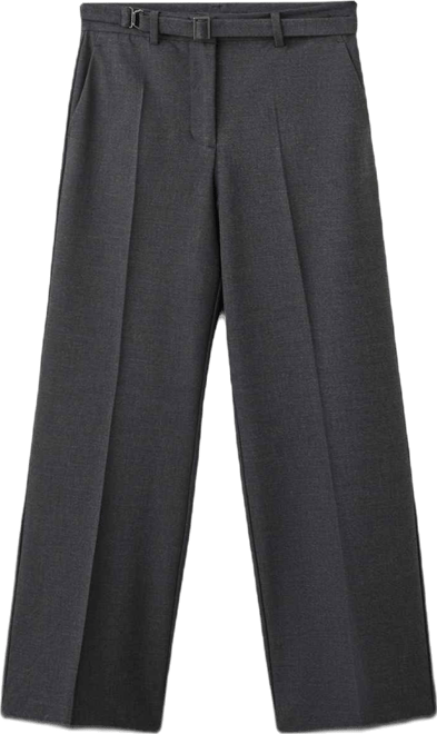 Women's Belt Straight-Fit Pants