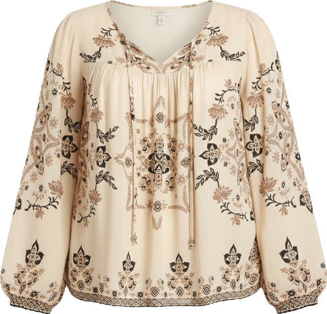 Women's Plus Size Suli Bell Sleeve Top