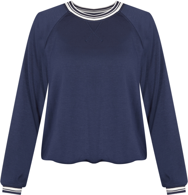 Petite Ultra Knit Bubble Hem Pullover Top