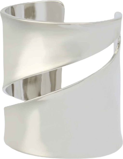 Silver Vintage Openwork Cuff Bracelet