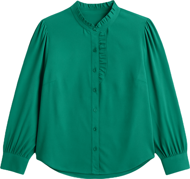 Plus Size Endora Stretch Cupro Blouse