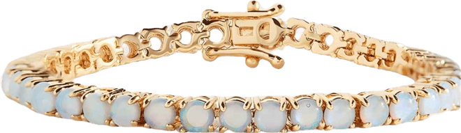 Blue Opal Tennis Bracelet