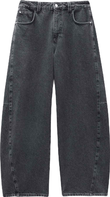 Women's Bree Horseshoe Barrel Leg Jeans