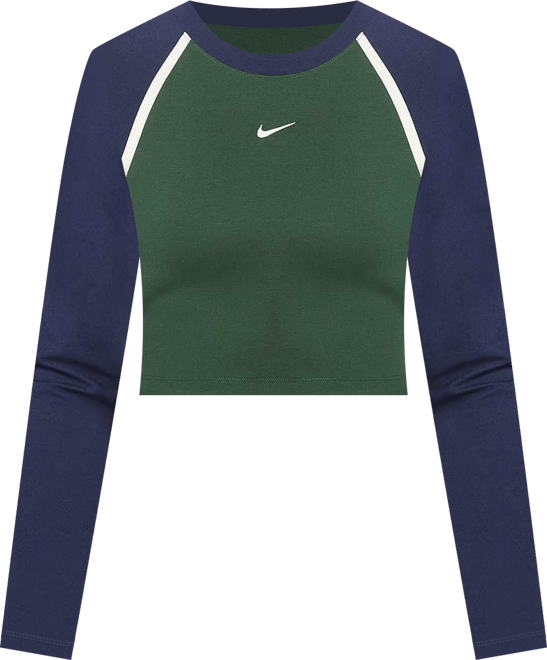 ナイキ スポーツウェア ウィメンズ タイト ロングスリーブ クロップド トップス