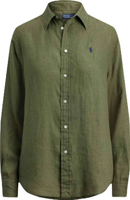 Women's Classic-Fit 100% Linen Shirt