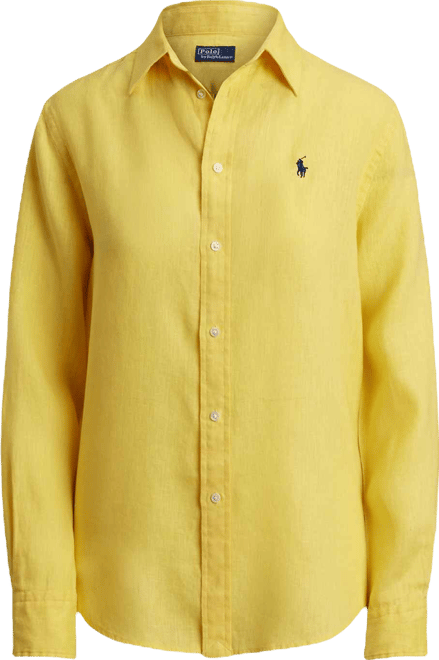 Women's Classic-Fit 100% Linen Shirt