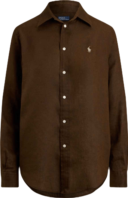 Women's Classic-Fit 100% Linen Shirt