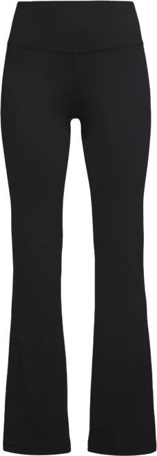 나이키 젠비 여성 하이웨이스트 플레어 노 프론트 심 레깅스