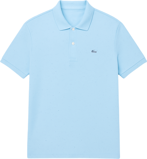 Men's Classic-Fit Two-Button Polo Shirt