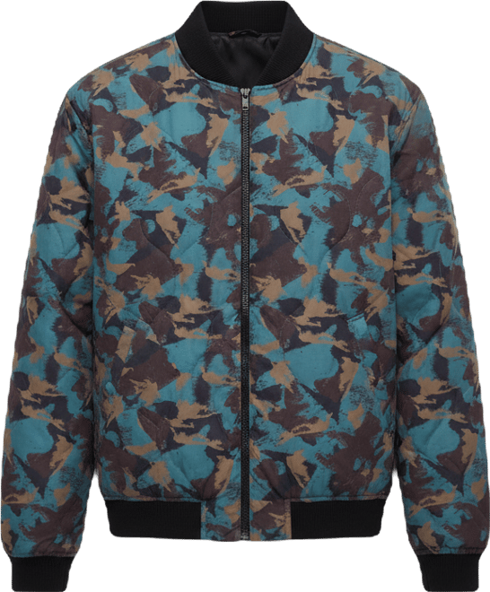 Men's Printed Quilted Bomber Jacket, Macy's Exclusive