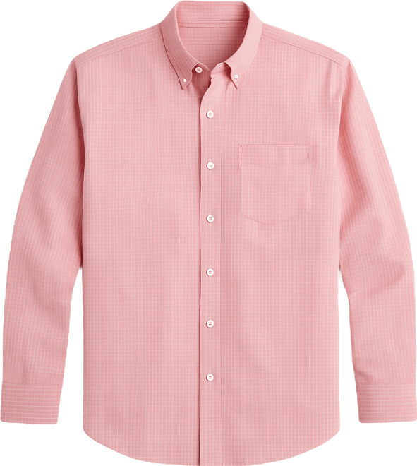 Men's Plaid Long-Sleeve Shirt