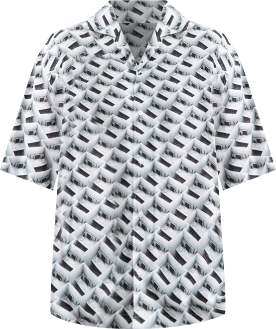 Men's Espino Printed Short-Sleeve Button-Front Camp Shirt