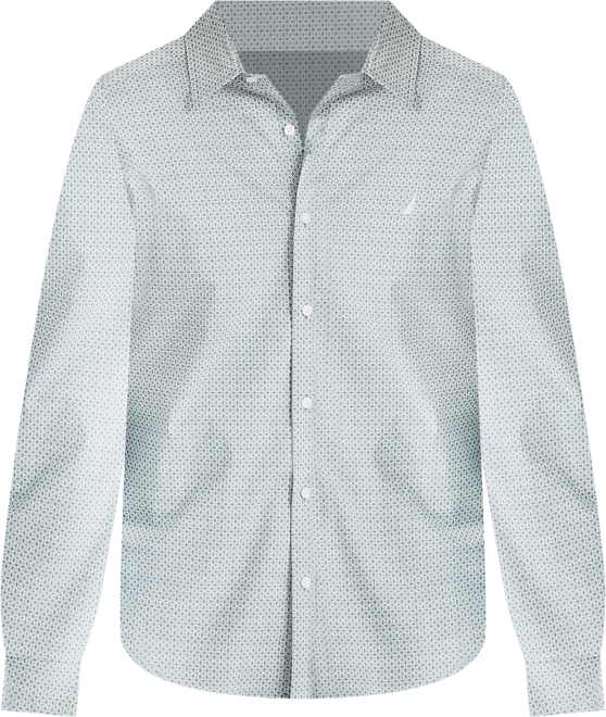 Men's Printed Long-Sleeve Shirt