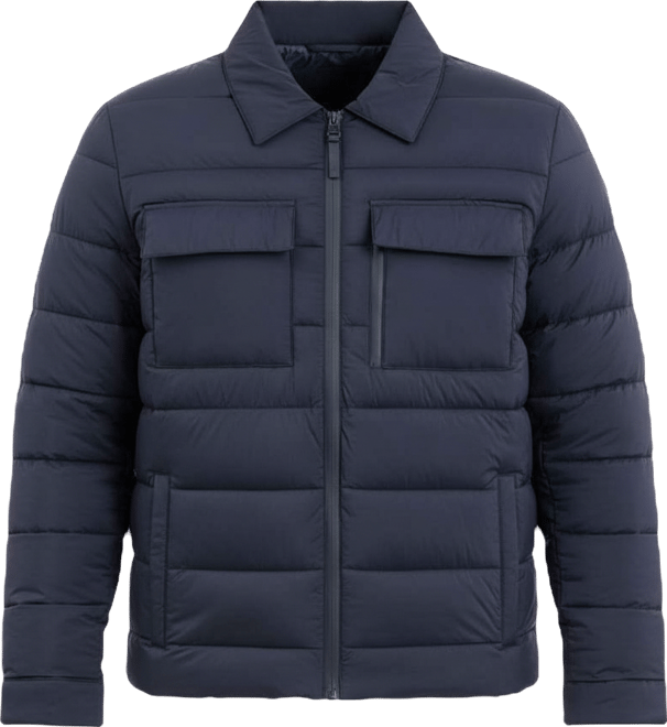 Men's Quilted Shirt Jacket