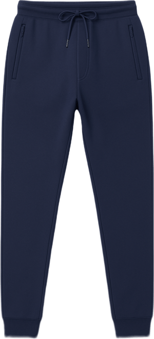 Men's Modern-Fit Heavyweight Jogger Sweatpants with Zipper Side Pockets
