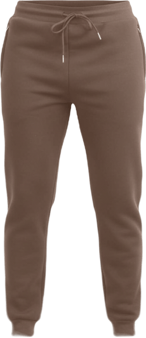Men's Modern-Fit Heavyweight Jogger Sweatpants with Zipper Side Pockets