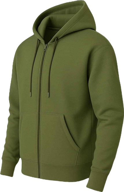 Men's Super Heavyweight Fleece Lined Full-Zip Hoodie