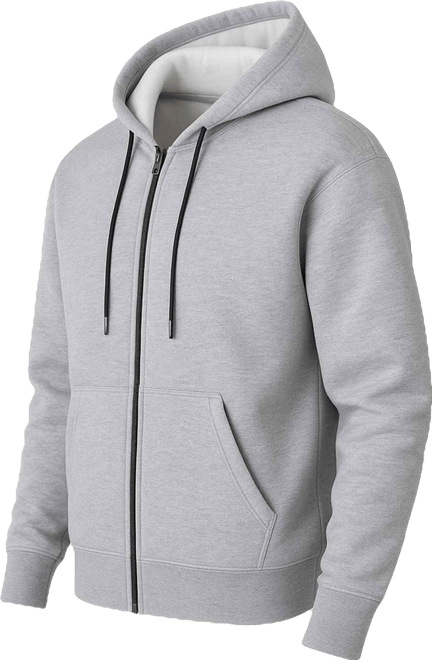 Men's Super Heavyweight Fleece Lined Full-Zip Hoodie