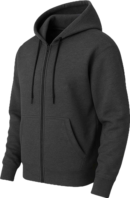 Men's Super Heavyweight Fleece Lined Full-Zip Hoodie