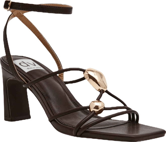 Women's Leeana Embellished Jewelry Strappy High Heel Dress Sandals