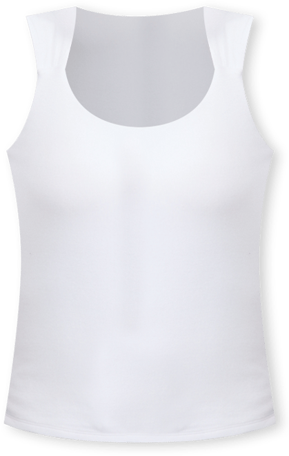 Women's Sleeveless Built-In Bra Top