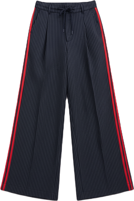 Women's Wide-Leg Pleated Trousers