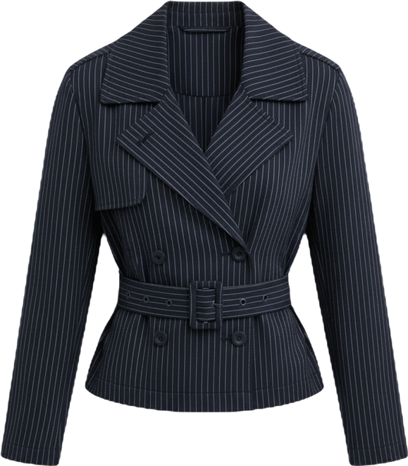 Women's Cropped Trench Jacket