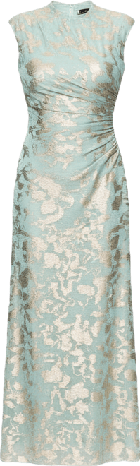 Women's Mock Neck Gown Dress