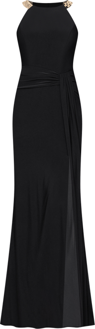 Petite Sleeveless Halter Neck Dress