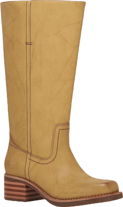 Women's Miranda Leather Stacked Heel Boots