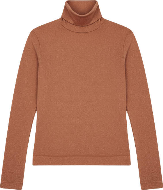 Women's Knit Turtleneck Top Solid