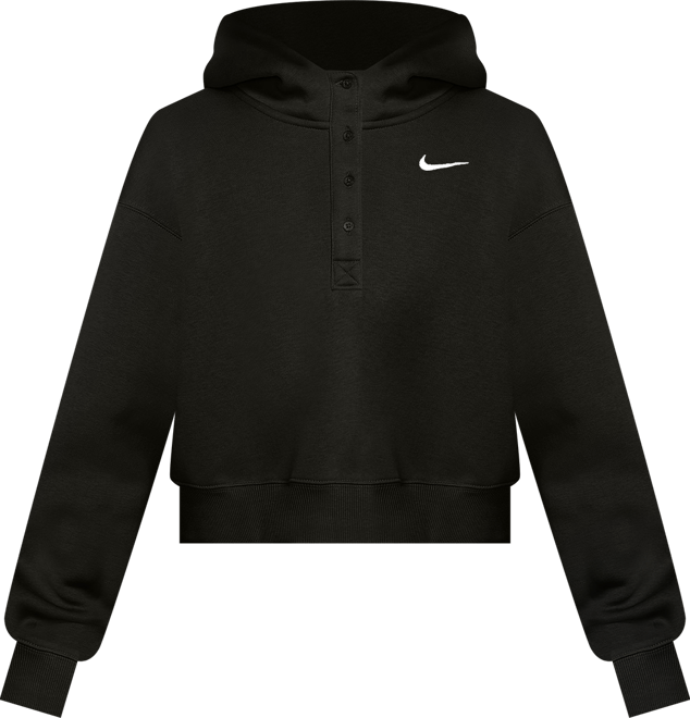 Nike Sportswear Phoenix Fleece Women's Oversized Cropped Henley Hoodie