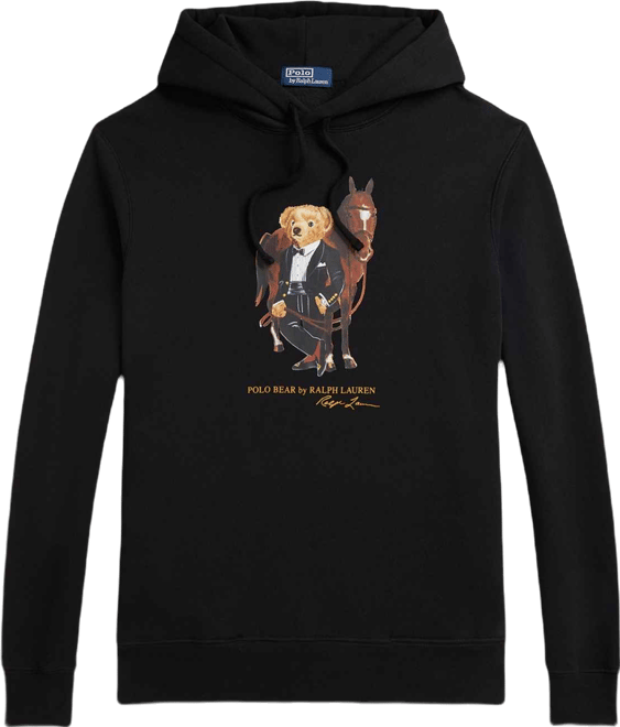 Men's Long-Sleeve Bear Fleece Hoodie