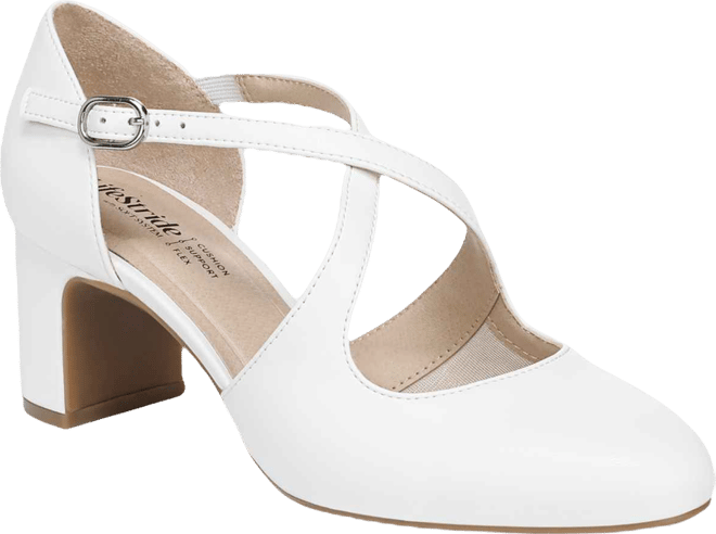 Women's Tracy Crisscross Block Heel Pumps