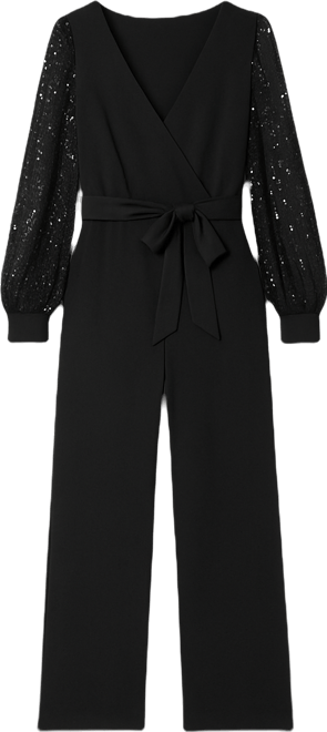 Women's Starlit Voyage Black Jumpsuit