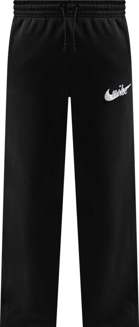 Nike Sportswear Phoenix Fleece Women's High-Waisted Wide-Leg Logo Trousers