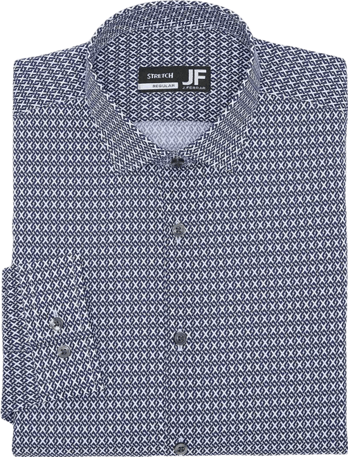 J. Ferrar Ultra Comfort Mens Regular Fit Stretch Fabric Wrinkle Free Long  Sleeve Dress Shirt - JCPenney