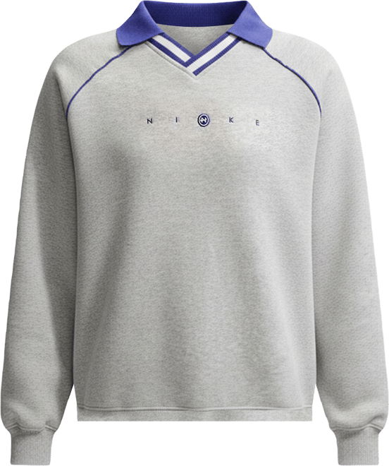 Nike Sportswear Phoenix Fleece Women's Oversized Graphic Polo Top